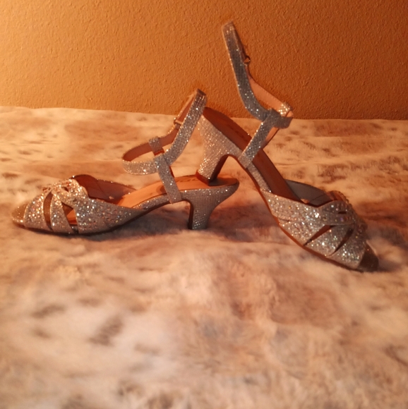 little girl sparkly high heels